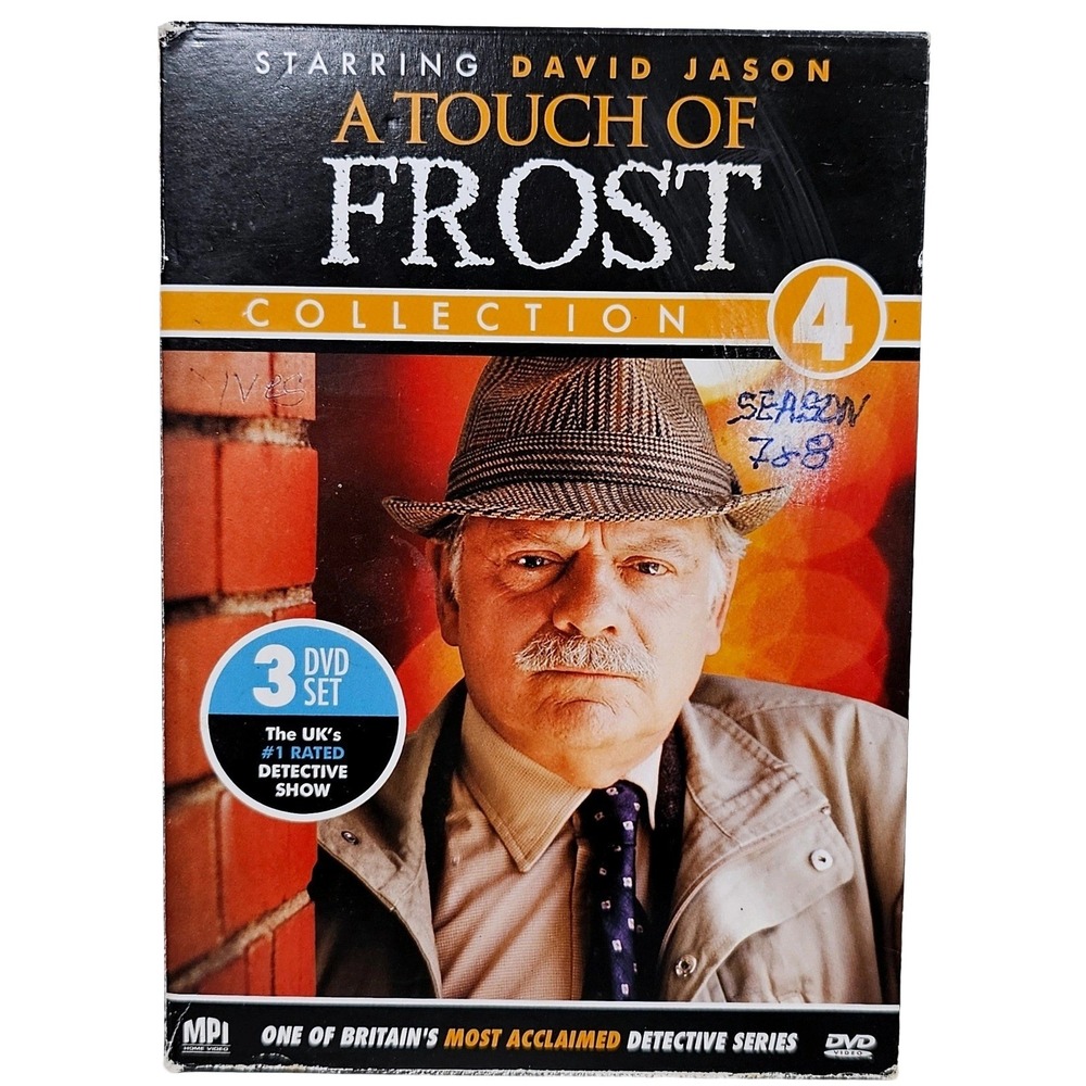 A Touch Of Frost Collection 4 DVD Set Season 7 8 David Jason British Mystery‎